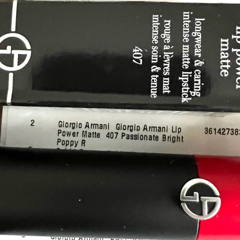 NIB Armani Passionate Lip Power Matte Long Lasting Lipstick FULL size 3.1g